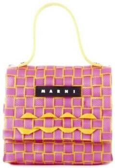 Marni Roze Logo Voor Tas Pink Dames