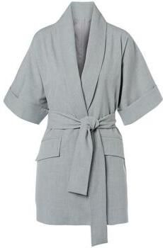 Mart Visser rechtvallende blazer Roseline grijs