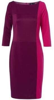 Mart Visser jurk Canehill met grafische print fuchsia paars