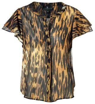 Mart Visser top met dierenprint bruin zwart