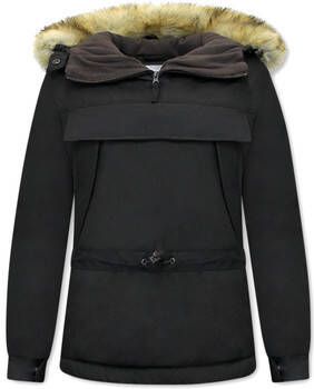Matogla Parka Jas Anorak Jas Over Je Hoofd Bontkraag