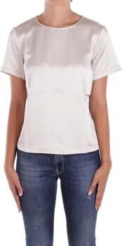 Weekend Max Mara Regular fit T-shirt van satijn en jersey model 'GILBERT'