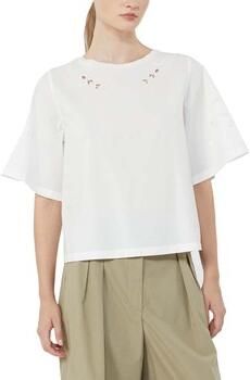 Weekend Max Mara regular fit T-shirt van zuivere katoen model 'TARGA' - Foto 3