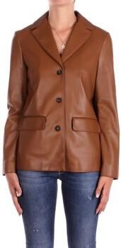 Max Mara Leren Jas 2526916047600