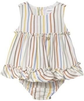 Mayoral Jurk 1844 VESTIDO CON CUBREPAÑAL Multicolor