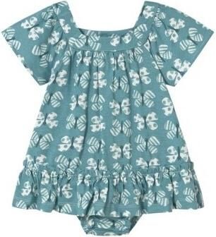 Mayoral Jurk 1916 Vestido con cubrepañal Verde - Foto 1