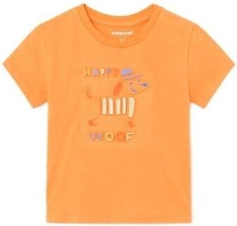Mayoral Overhemd Lange Mouw 1030 Camiseta m c embossed Naranja