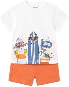 Mayoral Setjes 1656 Conjunto dos piezas surf Naranja