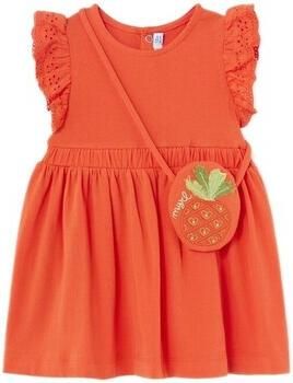 Mayoral Setjes 1919 Vestido con bolsito Naranja
