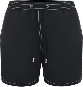 MC2 Saint Barth Nylon Kostuum Zwart Elastische Taille Black Heren