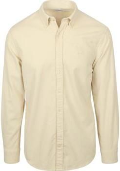 Mcgregor Overhemd Lange Mouw Overhemd Corduroy Ecru