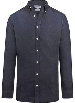 Mcgregor Overhemd Lange Mouw Overhemd Corduroy Navy