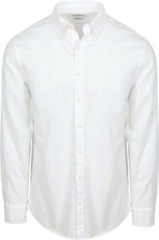 Mcgregor Overhemd Lange Mouw Overhemd Cotton Linen Wit