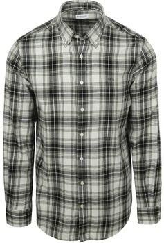 Mcgregor Overhemd Lange Mouw Overhemd Flanel Ruiten Groen