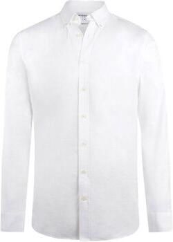 Mcgregor Overhemd Lange Mouw Overhemd Oxford Wit
