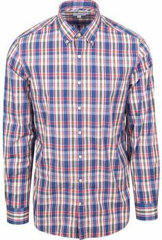Mcgregor Overhemd Lange Mouw Overhemd Poplin Ruiten Multicolour