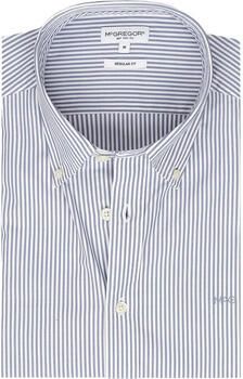 Mcgregor Overhemd Lange Mouw Overhemd Poplin Streep Blauw