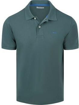 Mcgregor Polo Shirt Korte Mouw Piqué Polo Donkergroen