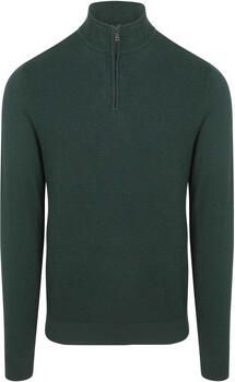 Mcgregor Sweater Half Zip Trui Merinowol Blend Pine Groen