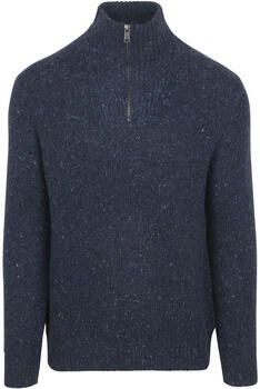 Mcgregor Sweater Half Zip Trui Merinowol Navy