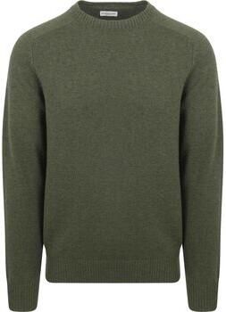 Mcgregor Sweater Trui Lamswol Melange Sage Groen