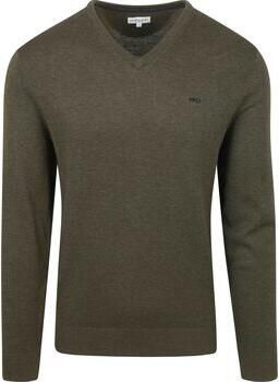Mcgregor Sweater Trui V-Hals Olijfgroen