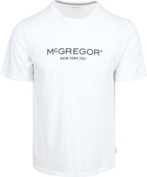 Mcgregor T-shirt Korte Mouw Essential T-Shirt Logo Wit