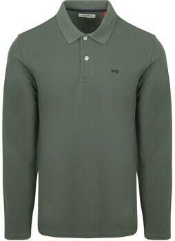 Mcgregor T-Shirt Lange Mouw Long Sleeve Poloshirt Sage Groen