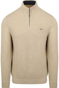 Mcgregor Trui Half Zip Trui Merino Blend Structure Sand