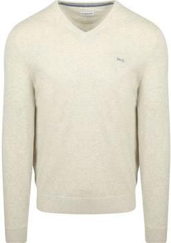 Mcgregor Trui Merino Blend V-Hals Off White