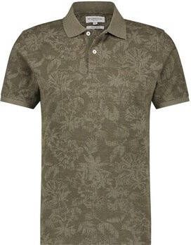 Mcgregor T-shirt Polo Print Donkergroen