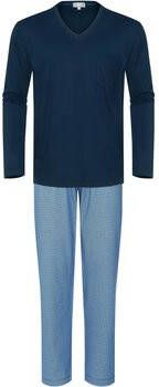 Mey Pyjama's nachthemden Nachtkleding Lang Blauw