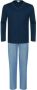 Mey Pyjama's nachthemden Nachtkleding Lang Blauw - Thumbnail 2