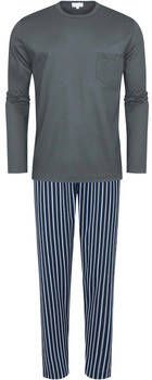 Mey Pyjama's nachthemden Nachtkleding Portimo Lang Grijs