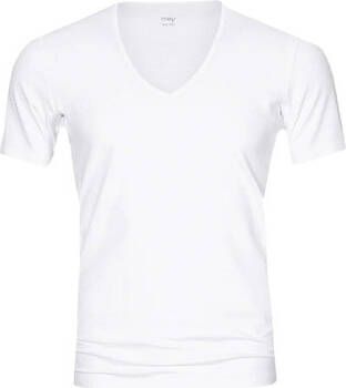 Mey T-shirt Dry Cotton V-hals T-shirt Wit