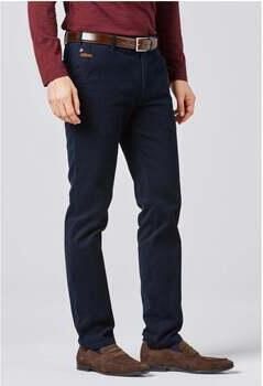 Meyer Donkerblauwe Katoenen Chino Broek Blue Heren - Foto 2