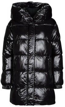 MICHAEL Kors Donsjas HORIZONTAL QUILTED DOWN COAT WITH ATTACHED HOOD