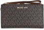 Michael Kors Wallets and Cardholders Clutches Brown White Beige Dames - Thumbnail 1