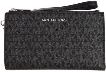 Michael Kors Jet Set Travel Portemonnee Zwart Black Dames