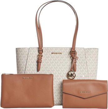 Michael Kors Omkeerbare leren tote tas Beige Dames