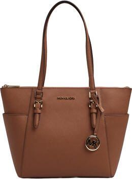 Michael Kors Handtas met handtekeningleer en ritssluiting Brown Dames - Foto 2