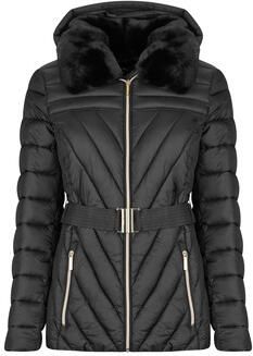 MICHAEL Kors Donsjas PACKABLE JACKET W FX FUR TRIM (CO)