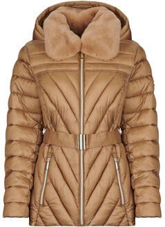 MICHAEL Kors Donsjas PACKABLE JACKET W FX FUR TRIM (CO)