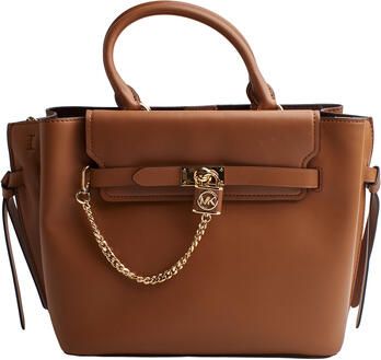 Michael Kors Satchels Large Belted Satchel in bruin - Foto 5