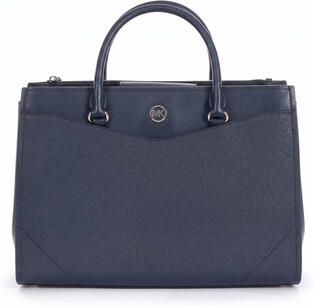 Michael Kors Stijlvolle Everly Schoudertas Blue Dames