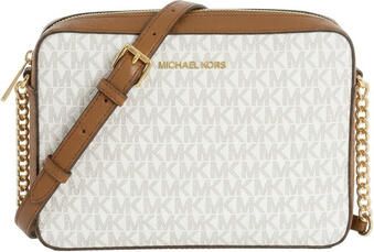 Michael Kors Vanilla Chain Wallet Crossbody Tas Beige Dames - Foto 3
