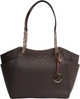Michael Kors Bruine Ketting Schoudertas Brown Dames
