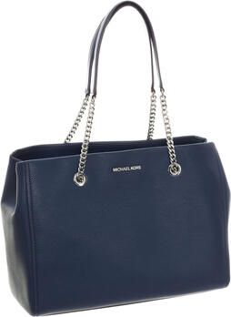 Michael Kors Elegante Schouder Tote Tas Blue Dames