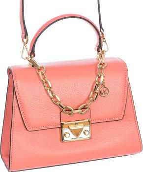 Michael Kors Verfijnde Handtas met Drukknoopsluiting Red Dames