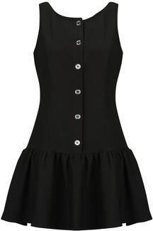 MICHAEL Kors Korte Jurk BTN FNT DROP WAIST MINI